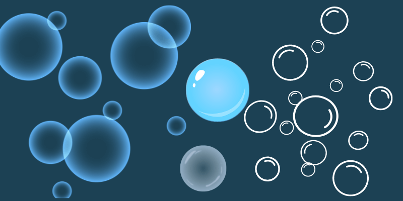 How to Make Bubbles in Adobe Illustrator (2D & 3D)